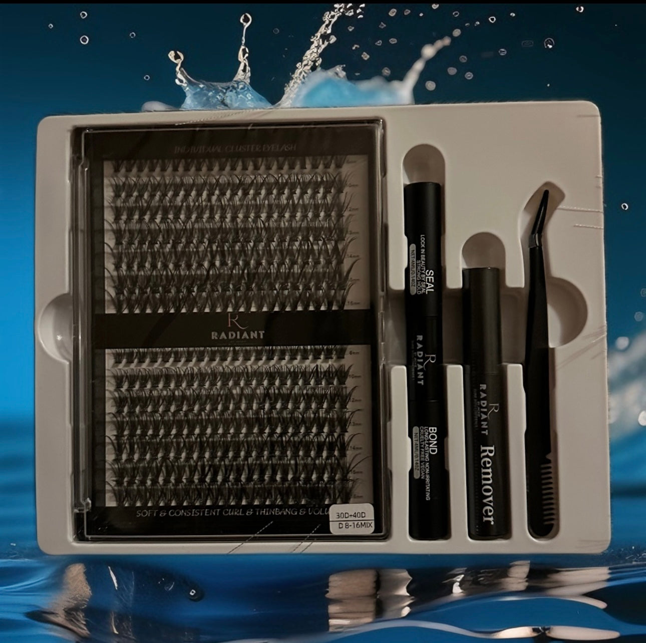 Radiant by Jackie DIY Cluster eyelashes extension kit