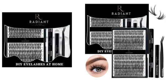 Radiant by Jackie DIY Cluster eyelashes extension kit